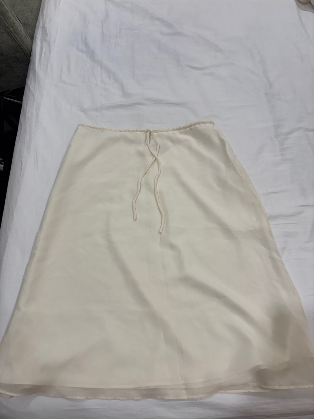 Princess Polly Cream Midi Skirt